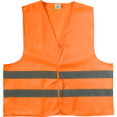 Polyester (150D) veiligheidsvest Arturo oranje M